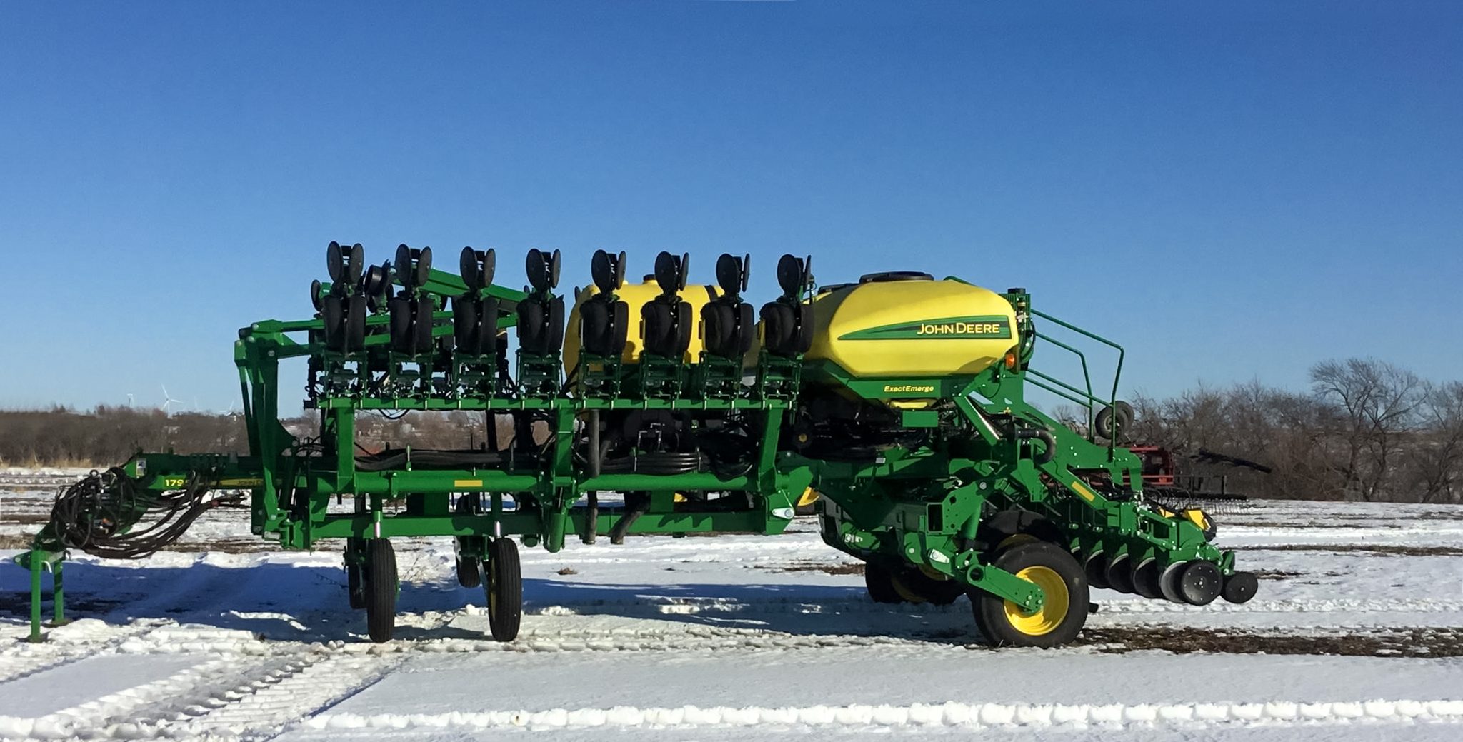 High speed planter prepped for auction