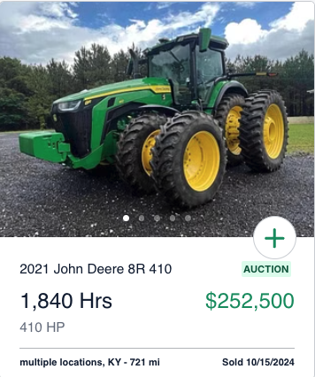 John Deere 8R 410