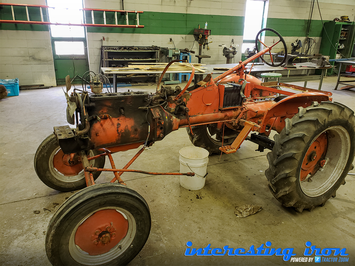 Allis Chalmers B SEW FFA AC B Duringrestoration