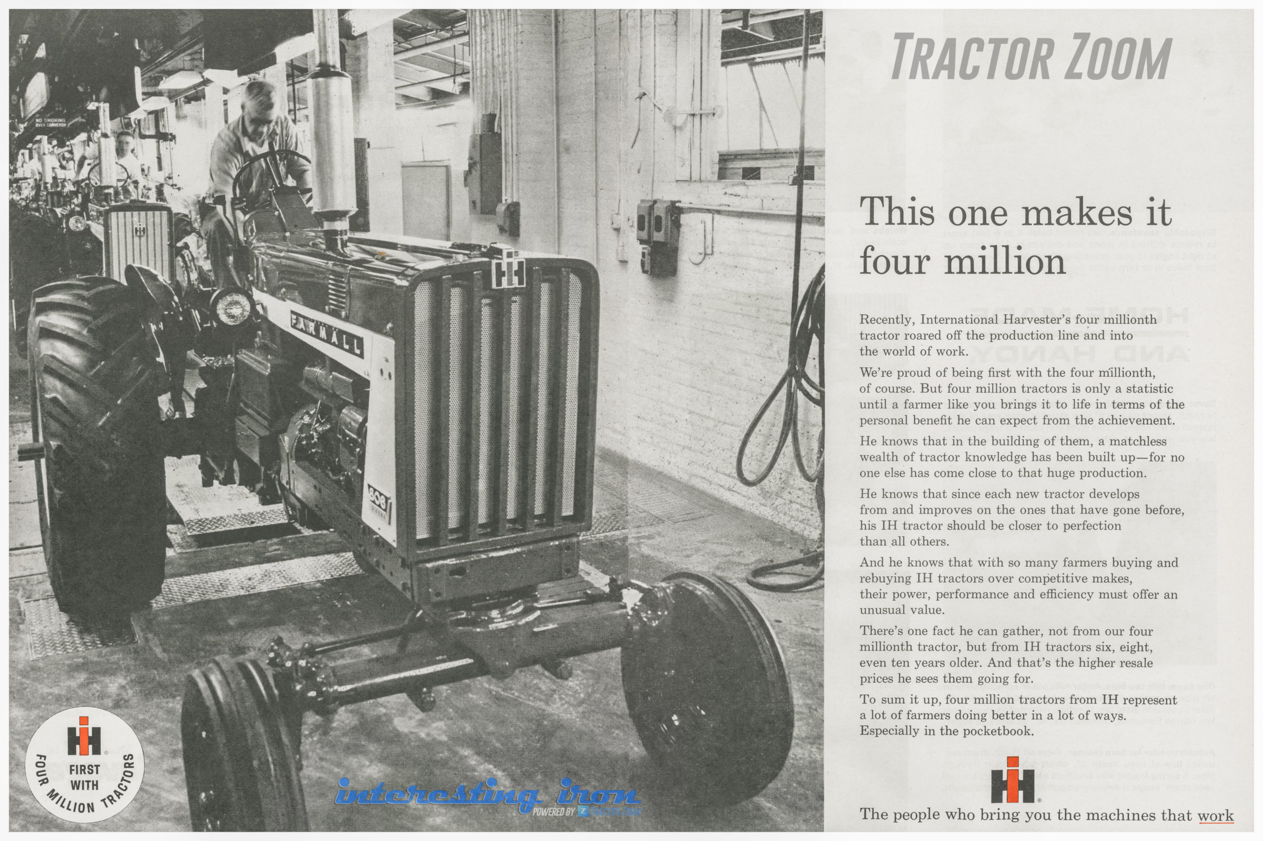Farmall 806 4 milllionth ad