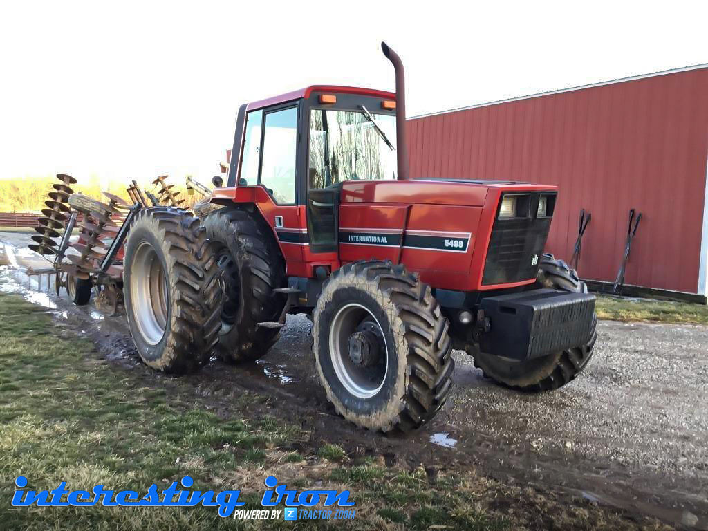 IH 5488 tractor auction 0314Hanold5488MFWD2