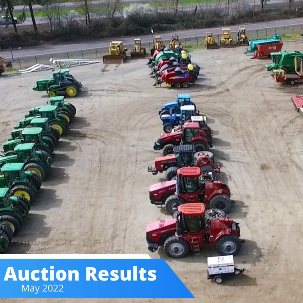 May Auction Results from Tractor Zoom auctions