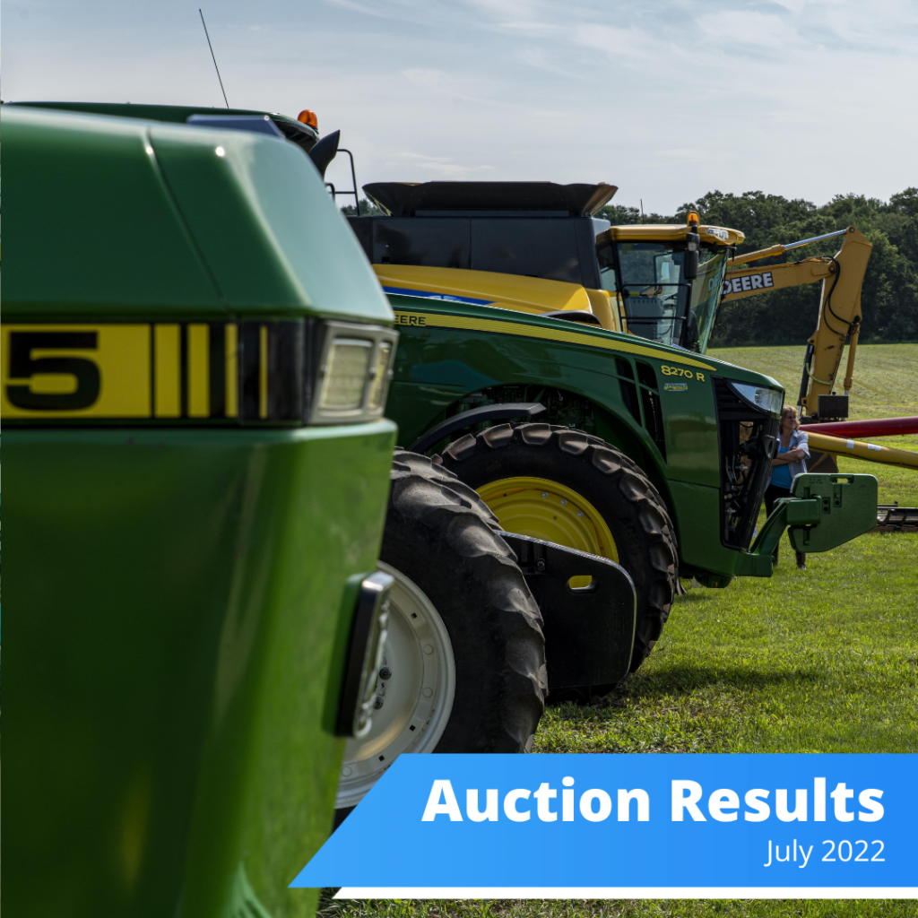 July Auction Results