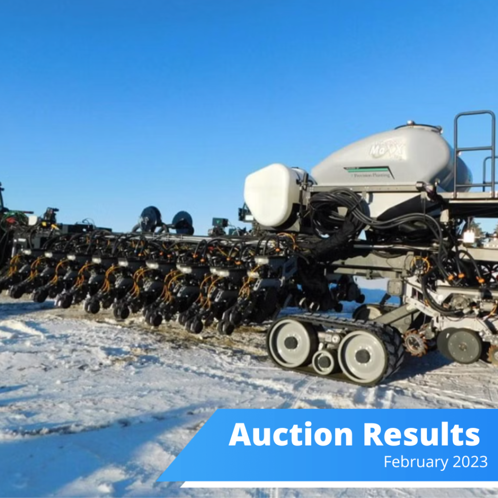 February 2023 Auction Sale Results