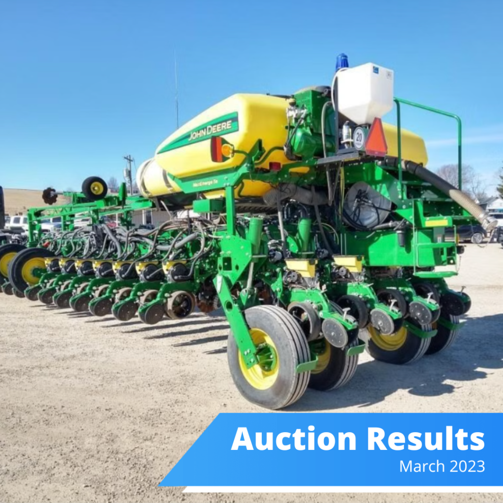 March 2023 Auction Results
