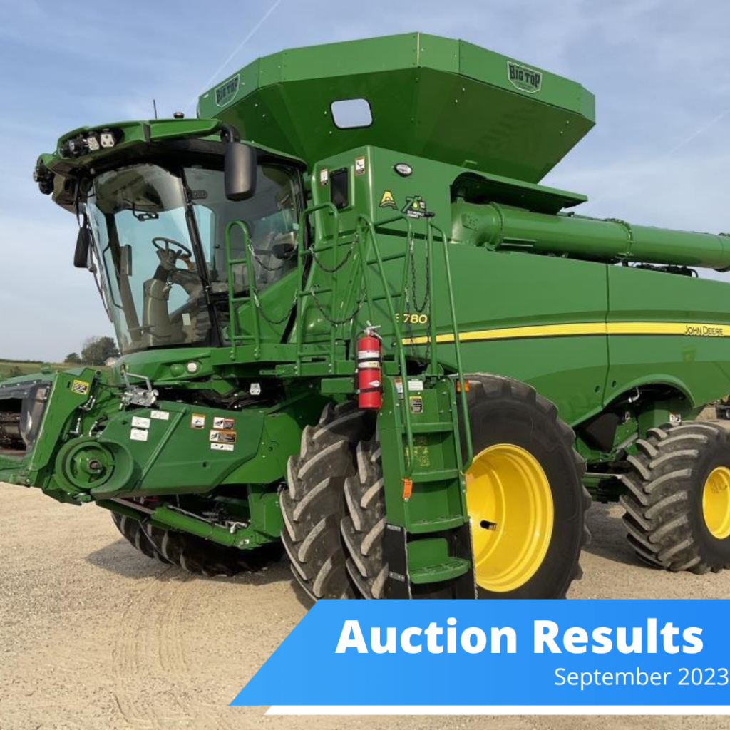 September 2023 Auction Results