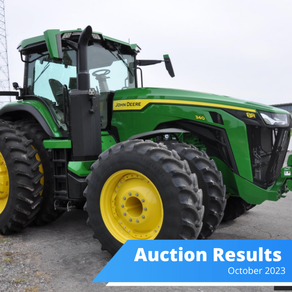 October 2023 AUCTION RESULTS